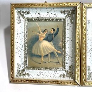 Metalcraft dancing ballerina Framed MCM Art pictures